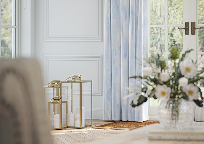 Waterfall, Azure - Made to Measure Curtains - Image 5